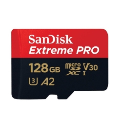 SanDisk karta pamięci 128GB microSDXC Extreme Pro UHS-I U3 170 / 90 MB/s + adapter-21864