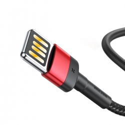 Baseus kabel Cafule PD USB-C - USB-C 2,0 m 5A czerwono-czarny 100W-29347
