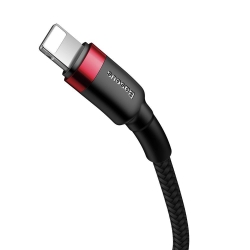 Baseus kabel Cafule PD USB-C - Lightning 1,0 m czerwono-czarny 18W-29306