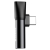 Baseus adapter L41 USB-C do USB-C - jack 3,5 mm czarny-29807