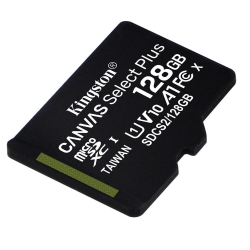 Kingston karta pamięci 128GB microSDHC Canvas Select Plus kl. 10 UHS-I 100 MB/s-30011