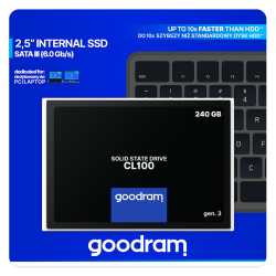 GoodRam dysk SSD 240GB SATA III 2,5 CL100 Gen. 3 RETAIL-37947
