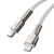 Baseus kabel Cafule Metal USB-C - Lightning 1,0 m biały 20W-52566