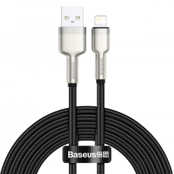 Baseus kabel Cafule Metal USB - Lightning 2,4A 2,0 m czarny