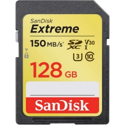 SanDisk karta pamięci 128GB SDXC Extreme V30 UHS-I U3 150 / 70 MB/s