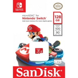 SanDisk karta pamięci 128GB microSDXC Nintendo Switch V30 UHS-I U3 100 / 90 MB/s