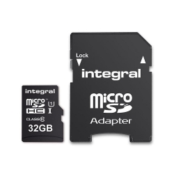 Integral karta pamięci 32GB microSDHC / SDXC kl. 10 UHS-I U1 90 MB/s + adapter-82321