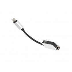 adapter / przejściówka audio do Apple Lightning do Mini Jack 3.5 mm (silver)-9148